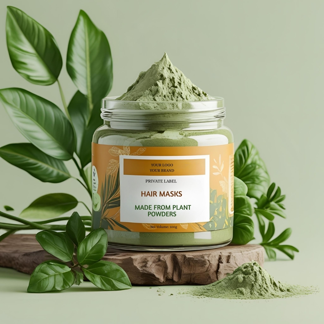 Hair-masks-made-from-plant-powders
