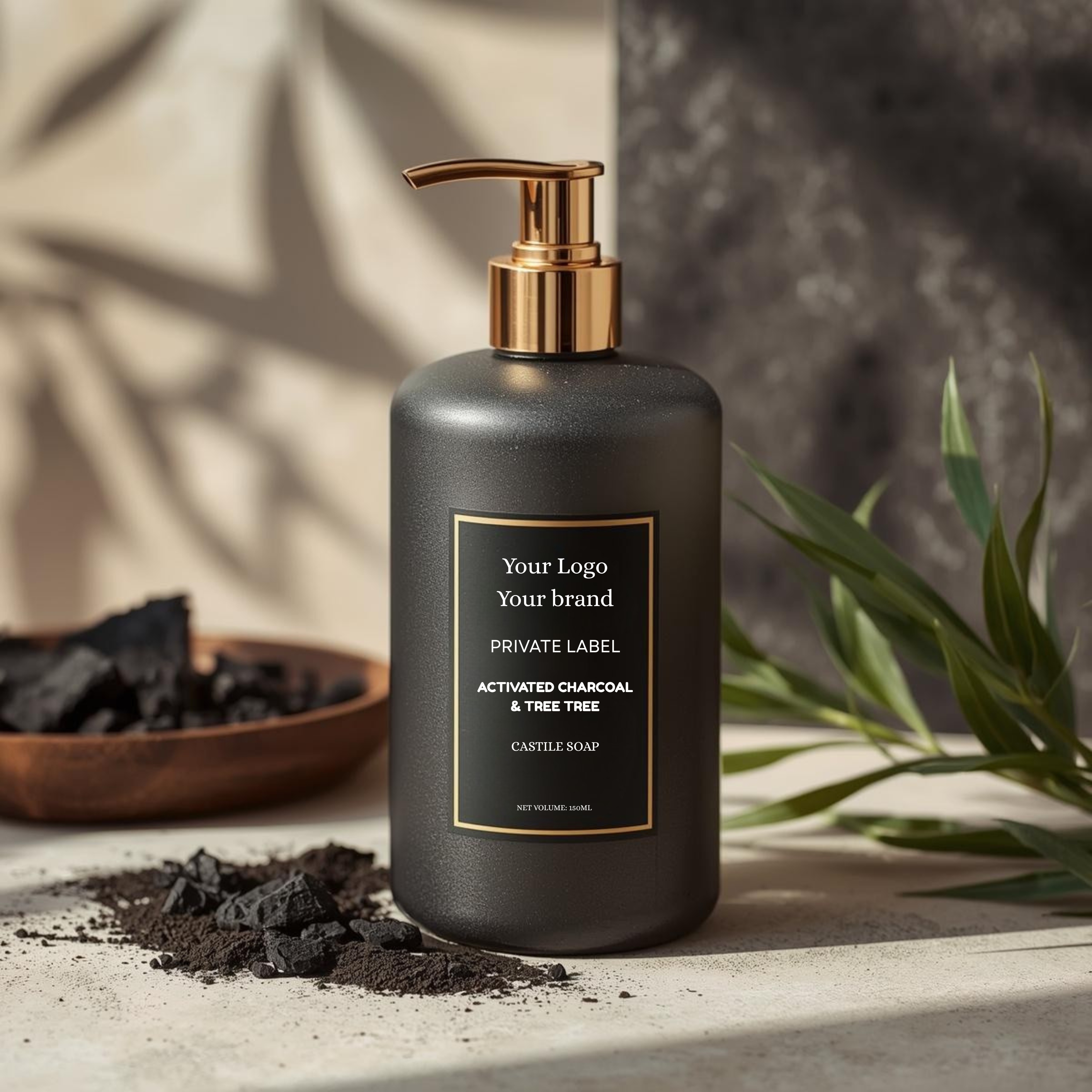 Activated Charcoal & tea tree soap Manufacturer, carrier oils for essential oils, pure essential oil Supplier, edible charcoal & tea tree soap Manufacturer