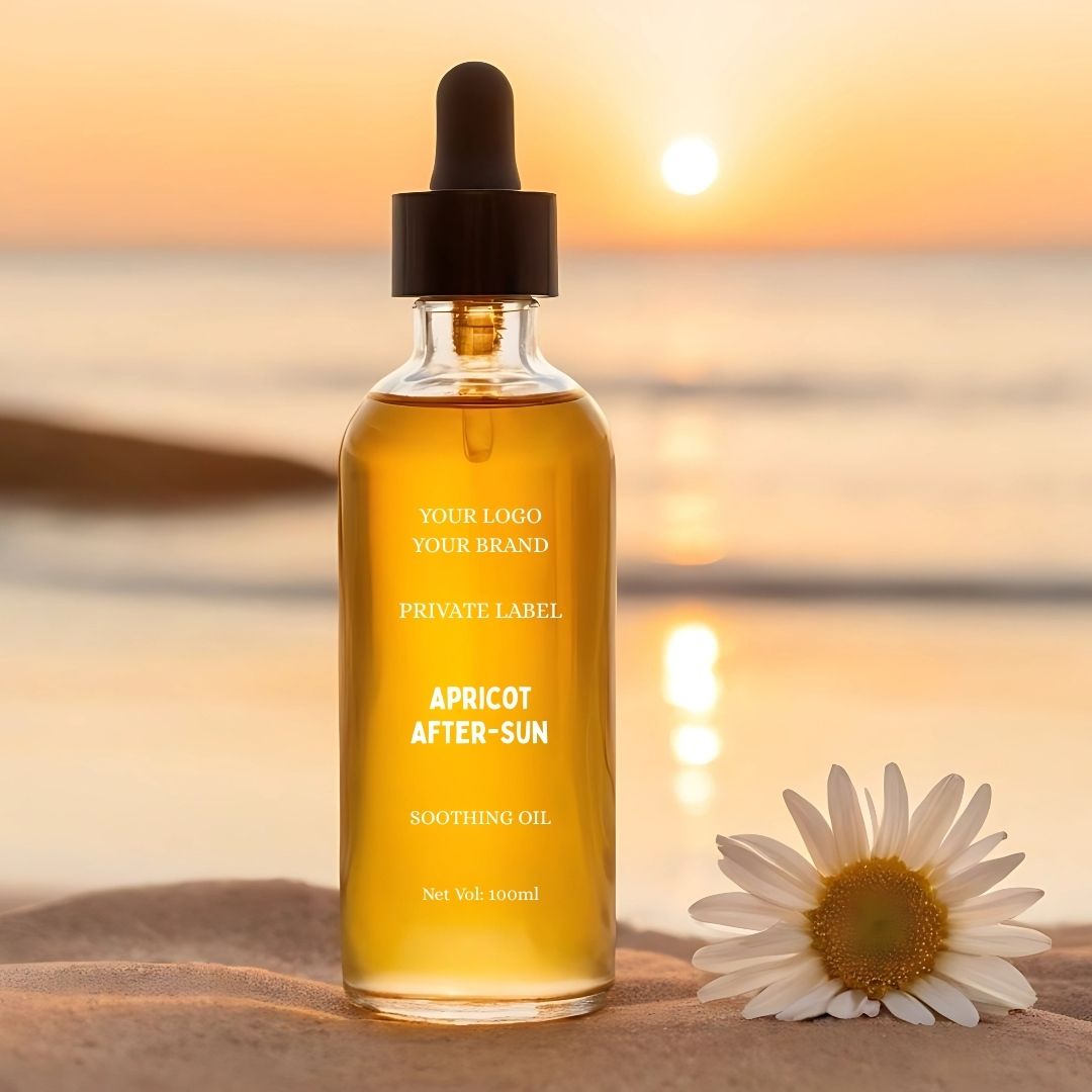 Private-Label-Apricot-After-Sun-Soothing-Oil-manufacturer