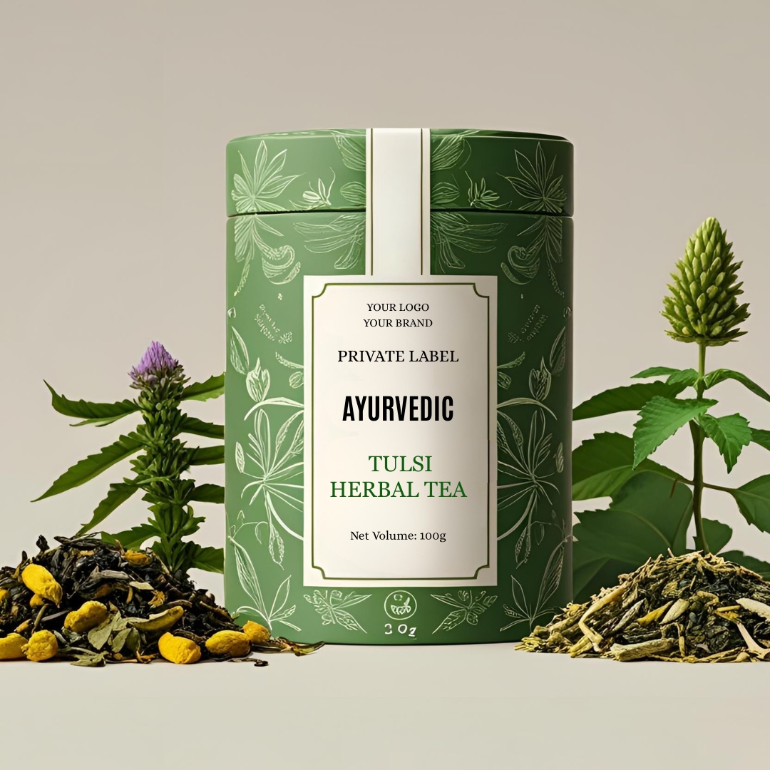 Private-Label-Ayurvedic-Tulsi-Herbal-Tea