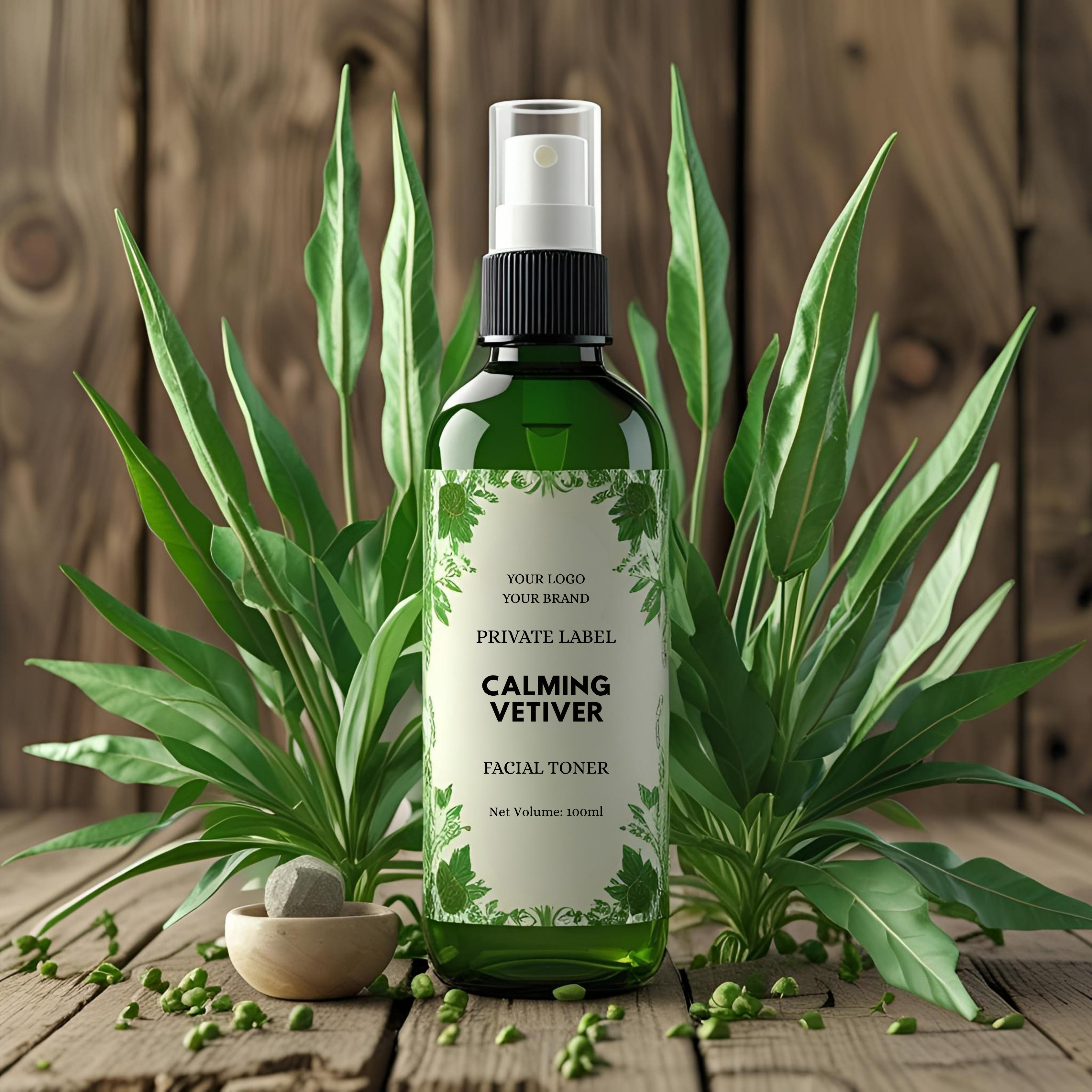 Vetiver face toner,private label face toner,face toner supplier,bulk face tone