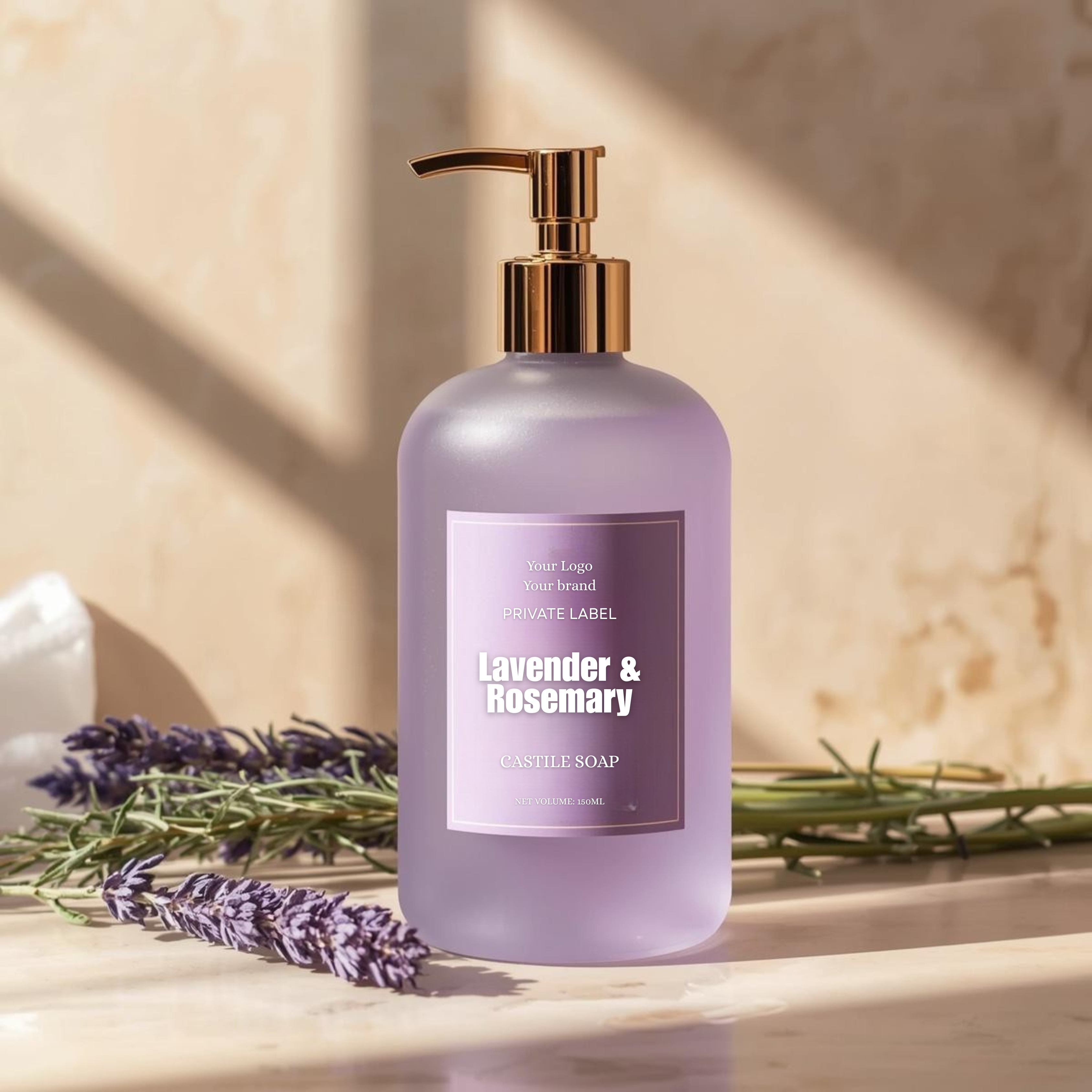 private label Lavender & Rosemary soap products,soap information,skincare Manufacturer