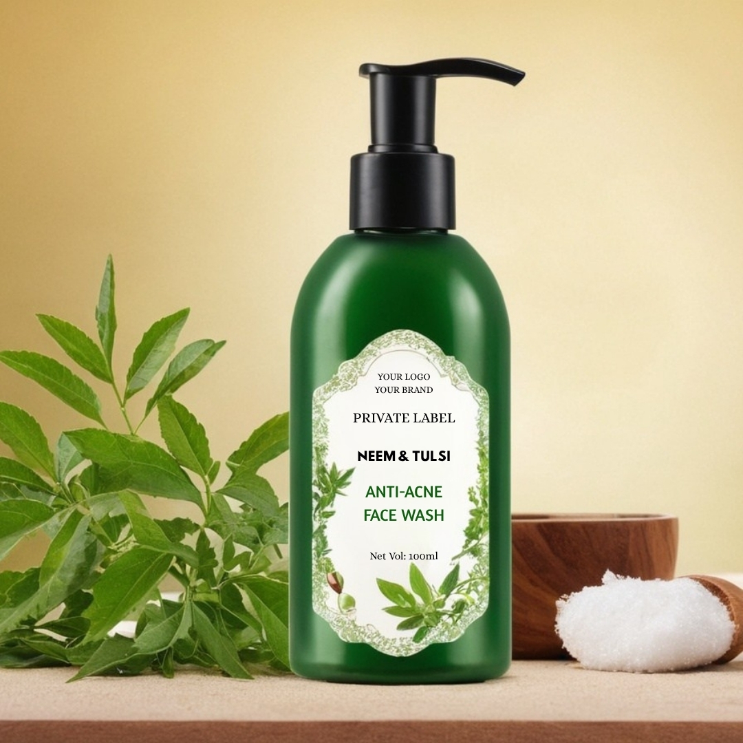 Private-Label-Neem-&-Tulsi-Anti-Acne-Face-Wash