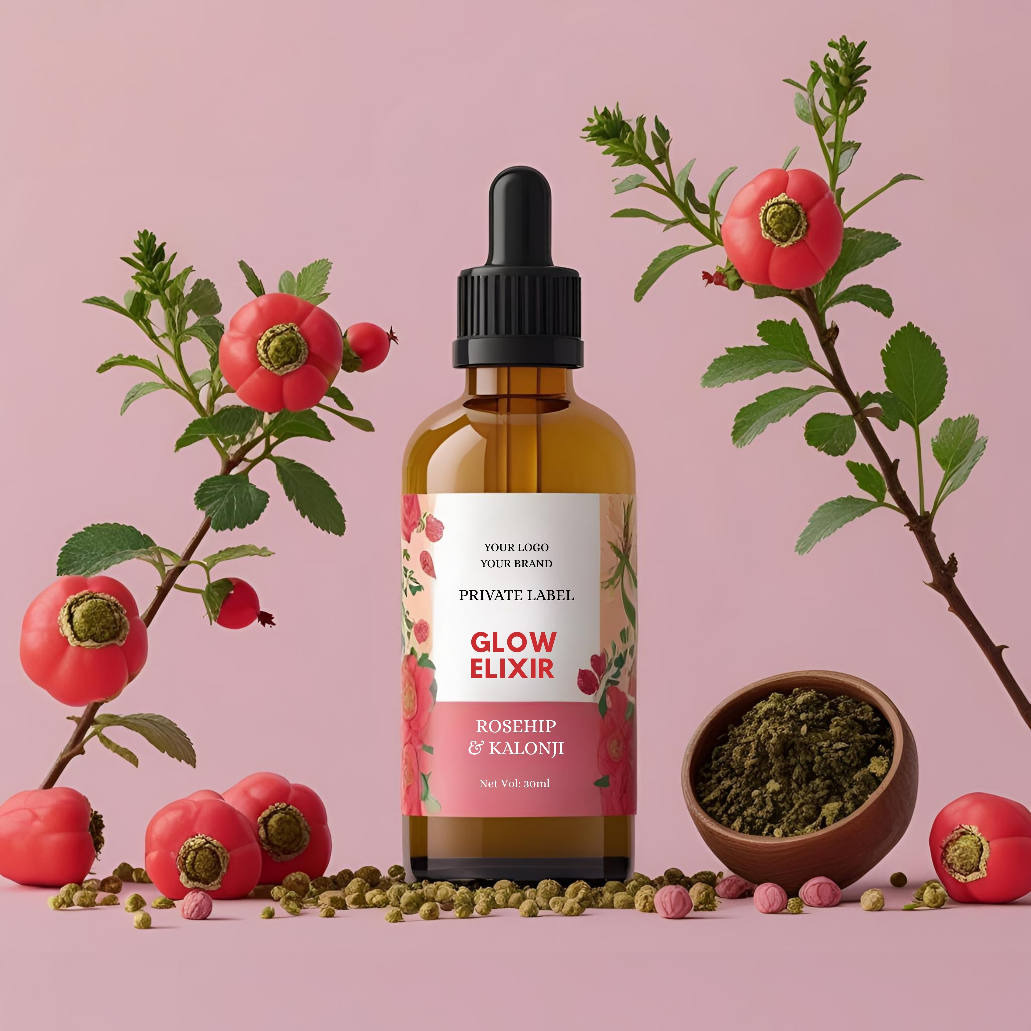 rosehip oil manufacturer,private label kalonji oil manufacturer,glow elixer manufacturer