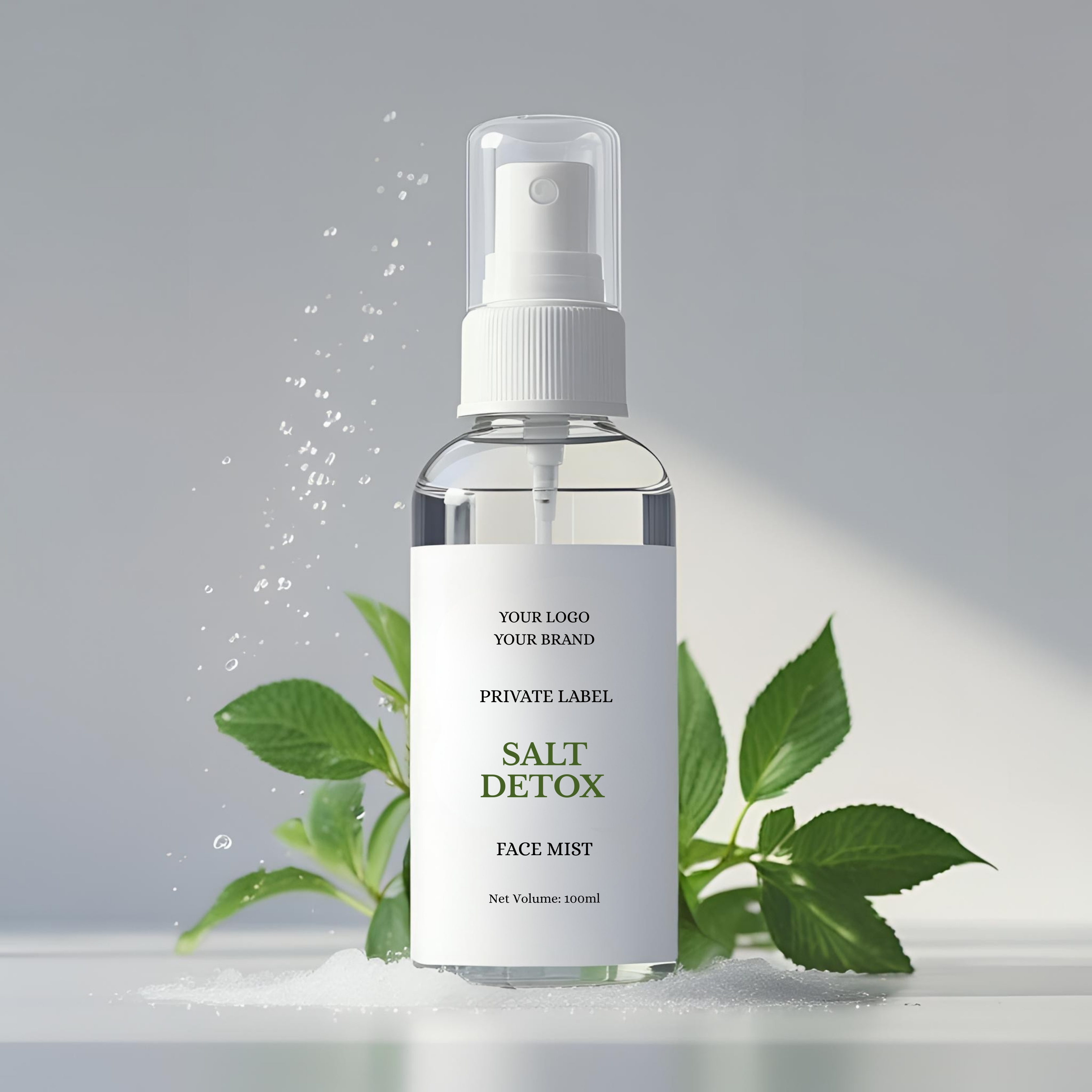 detox mist manufacturer,private label face mist,white label Salt detox face mist