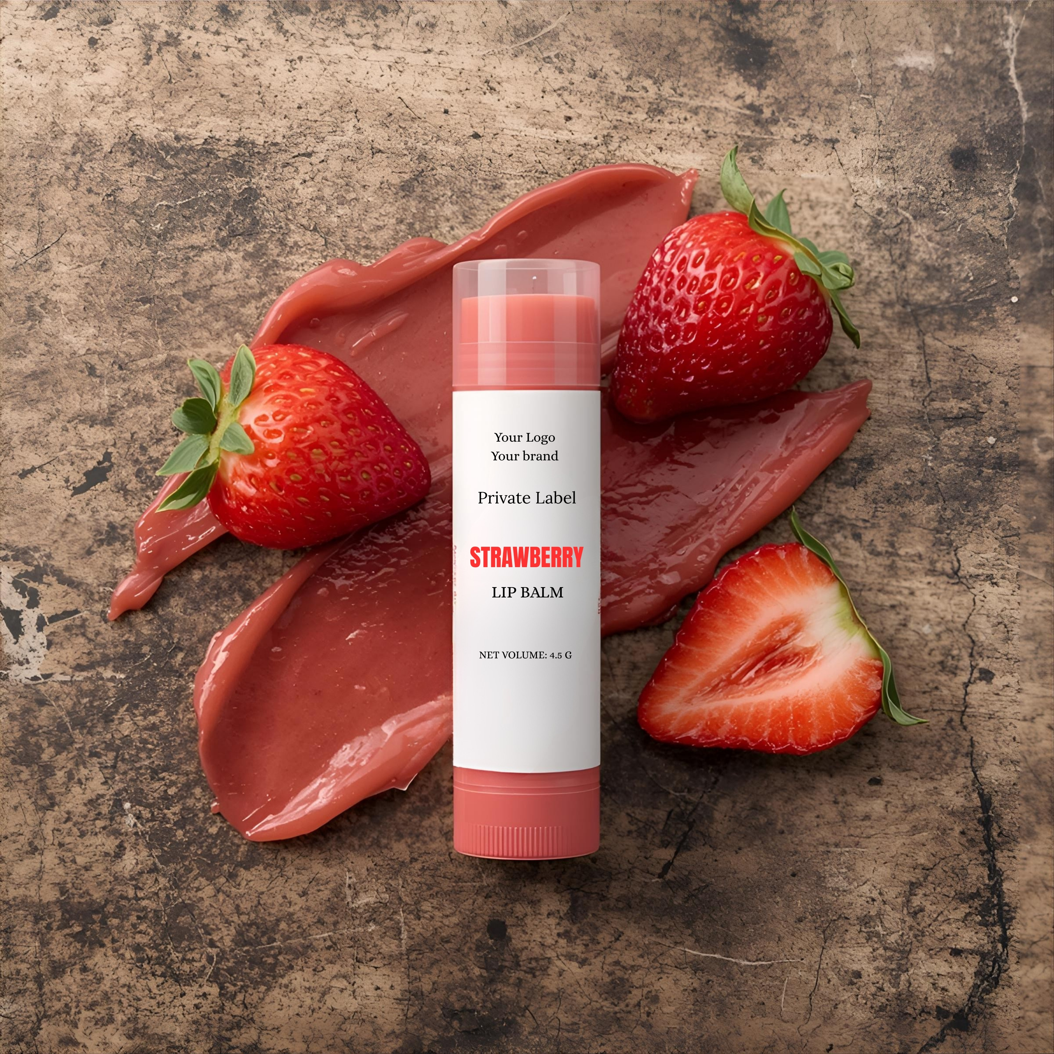strawberry lip product manufacturers, home lip balm, lip balm formulation product supplier