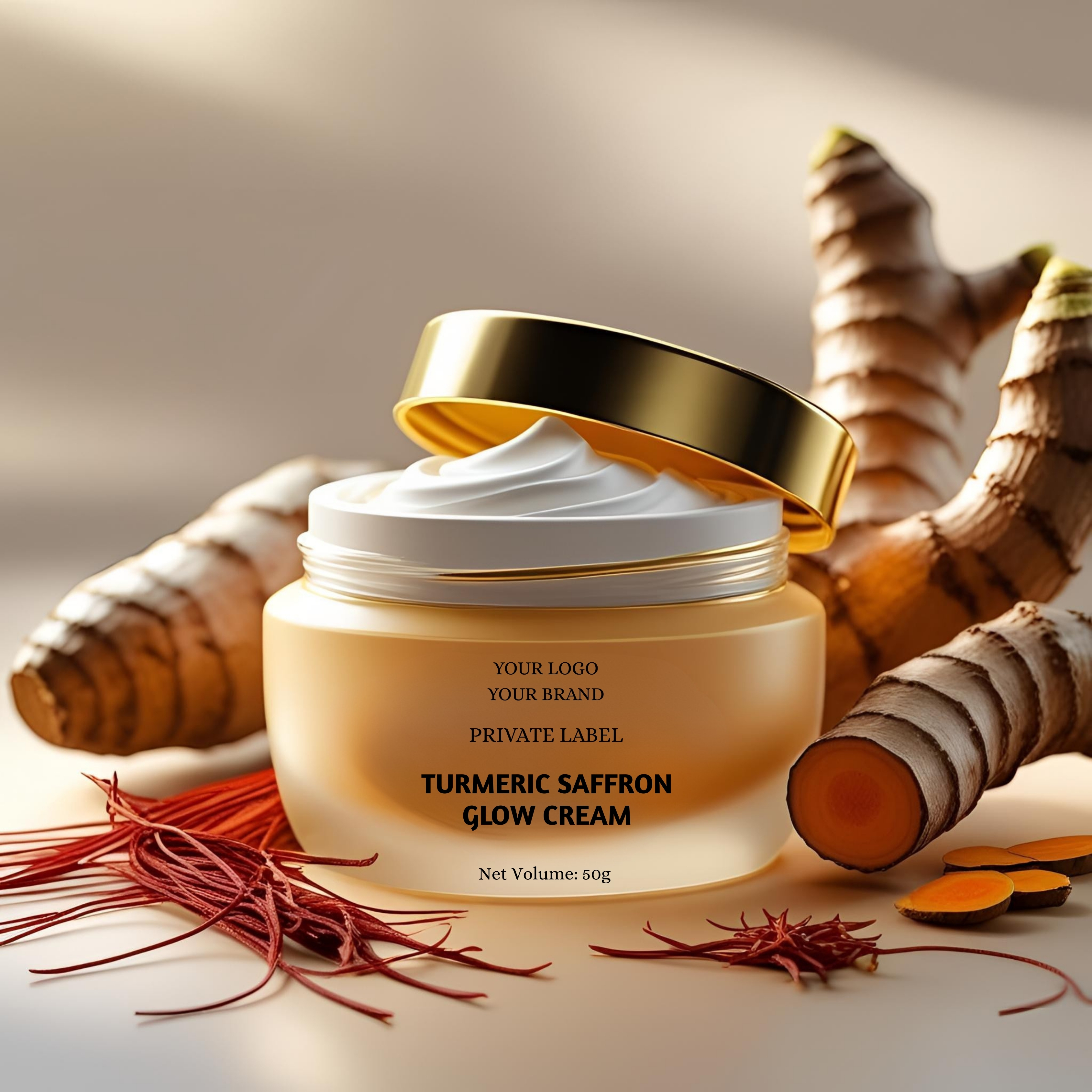 turmeric cream manufacturer,Saffron glow cream manufacturer