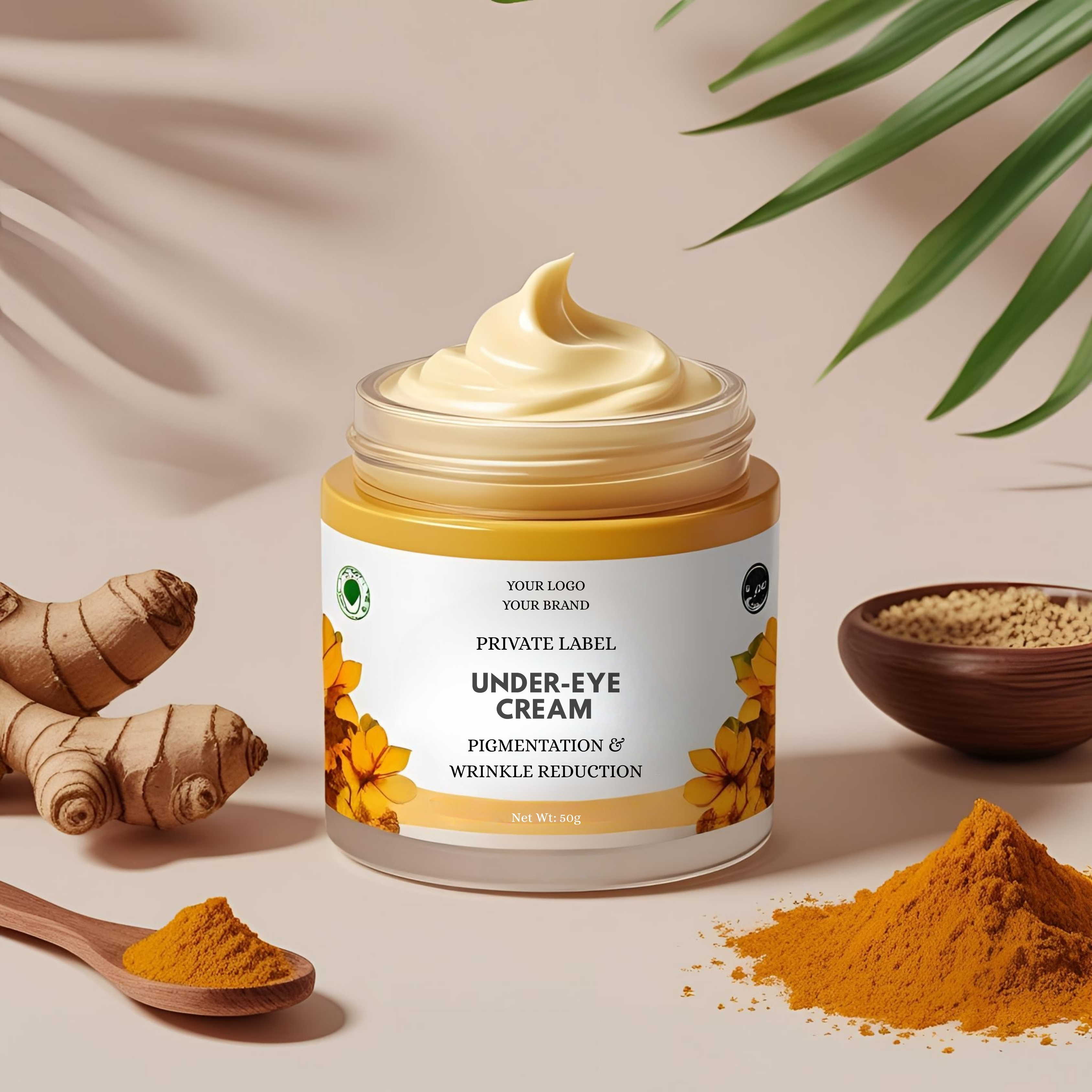 under eye cream manufacturer,turmeric cream manufacturer in India,white label under eye cream