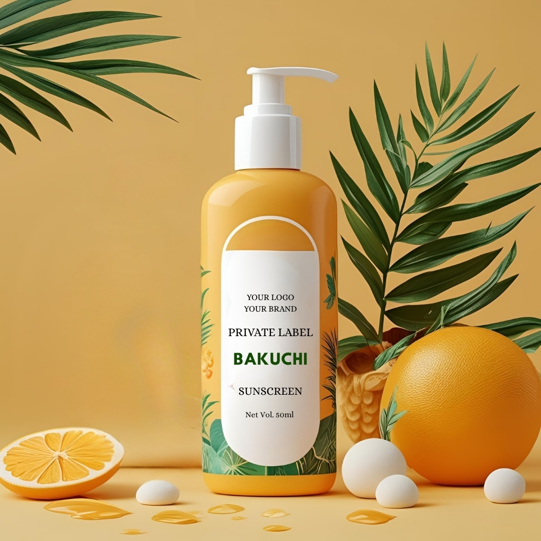 skincare manufacturer,Sunscreen manufacturer,private label bakuchi natural sunscreen,Plant-based sunscreen manufacturer