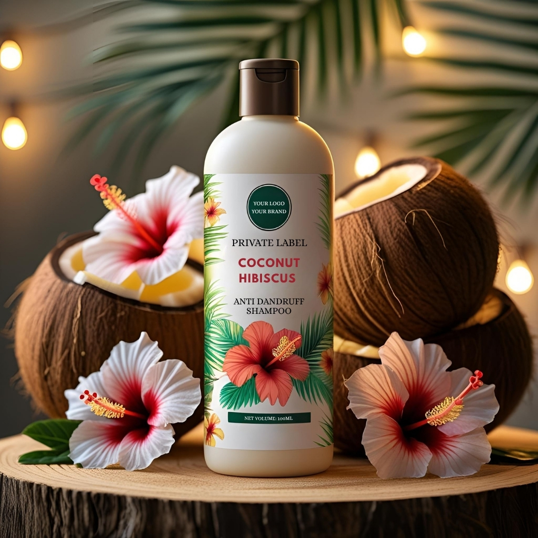 Private-label-coconut-hibiscus-anti-dandruff-shampoo
