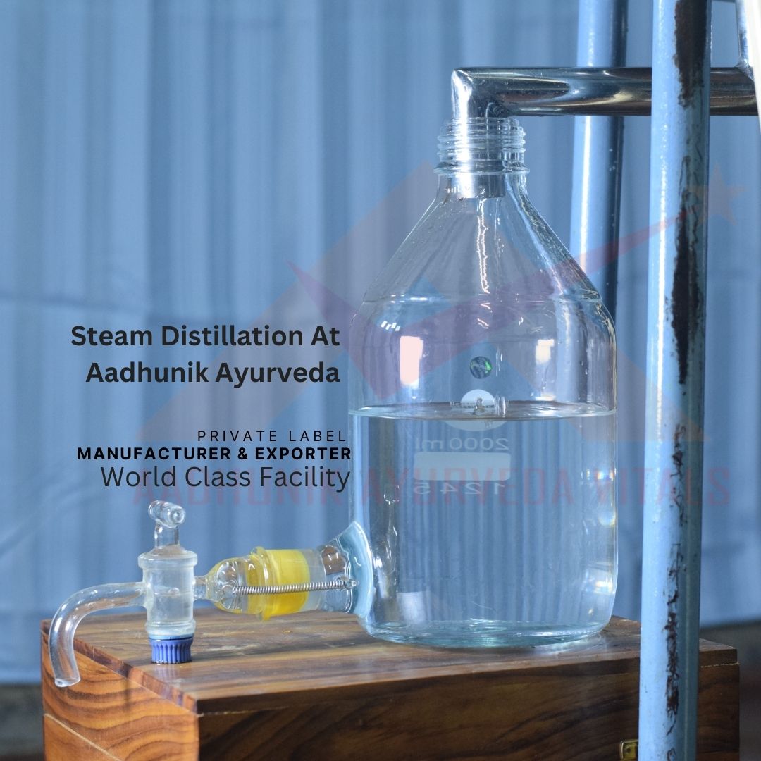 Steam-Distillation-at-aadunik-ayurveda